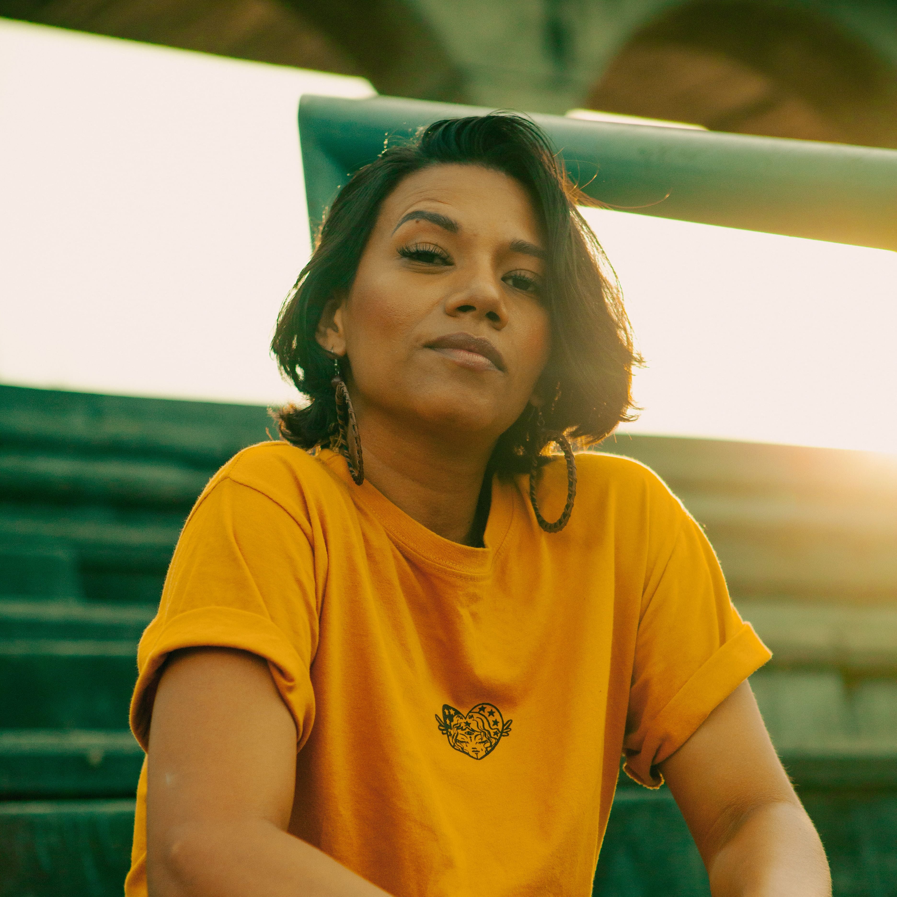 Foto da artista Gisele Riker